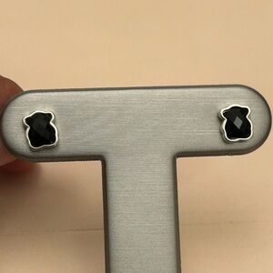 Tous Black Onyx Earrings